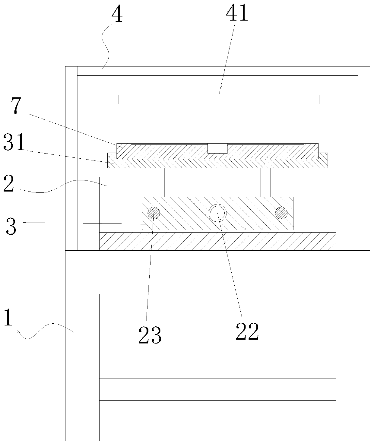Curved edge glass cover anti-glare surface treatment equipment and treatment method
