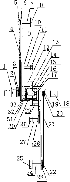 Line transfer mechanism used for detecting electric transmission line