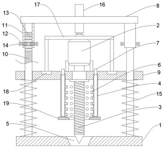 Portable stone drilling device