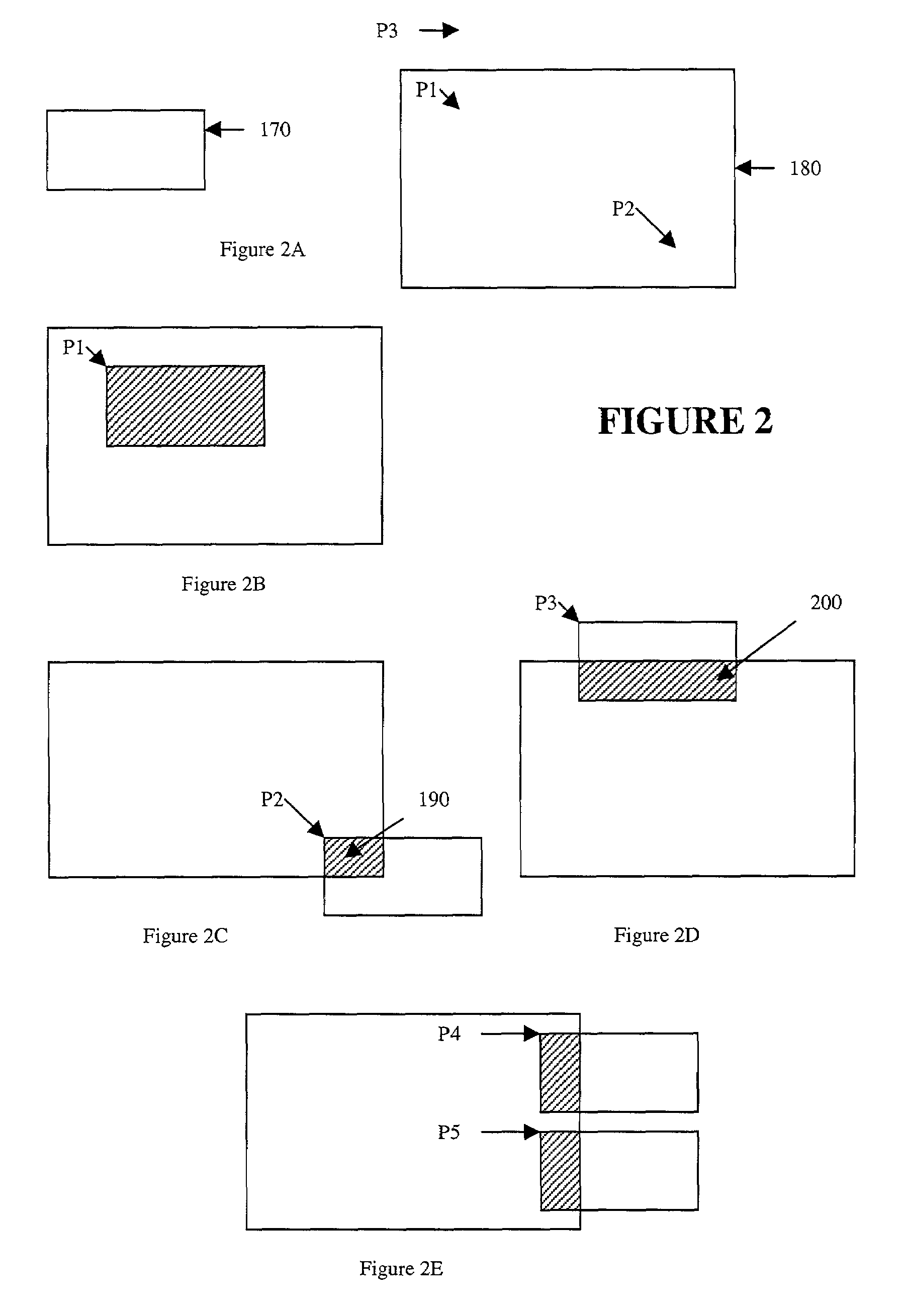 Method for finding a pattern which may fall partially outside an image