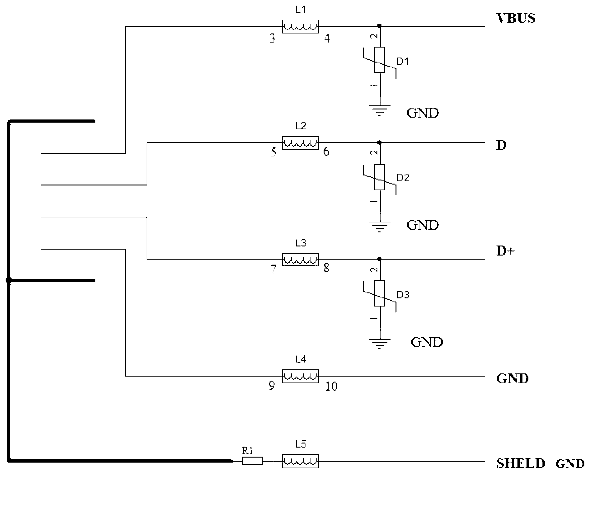 Universal serial bus (USB) connecting device and electronic product