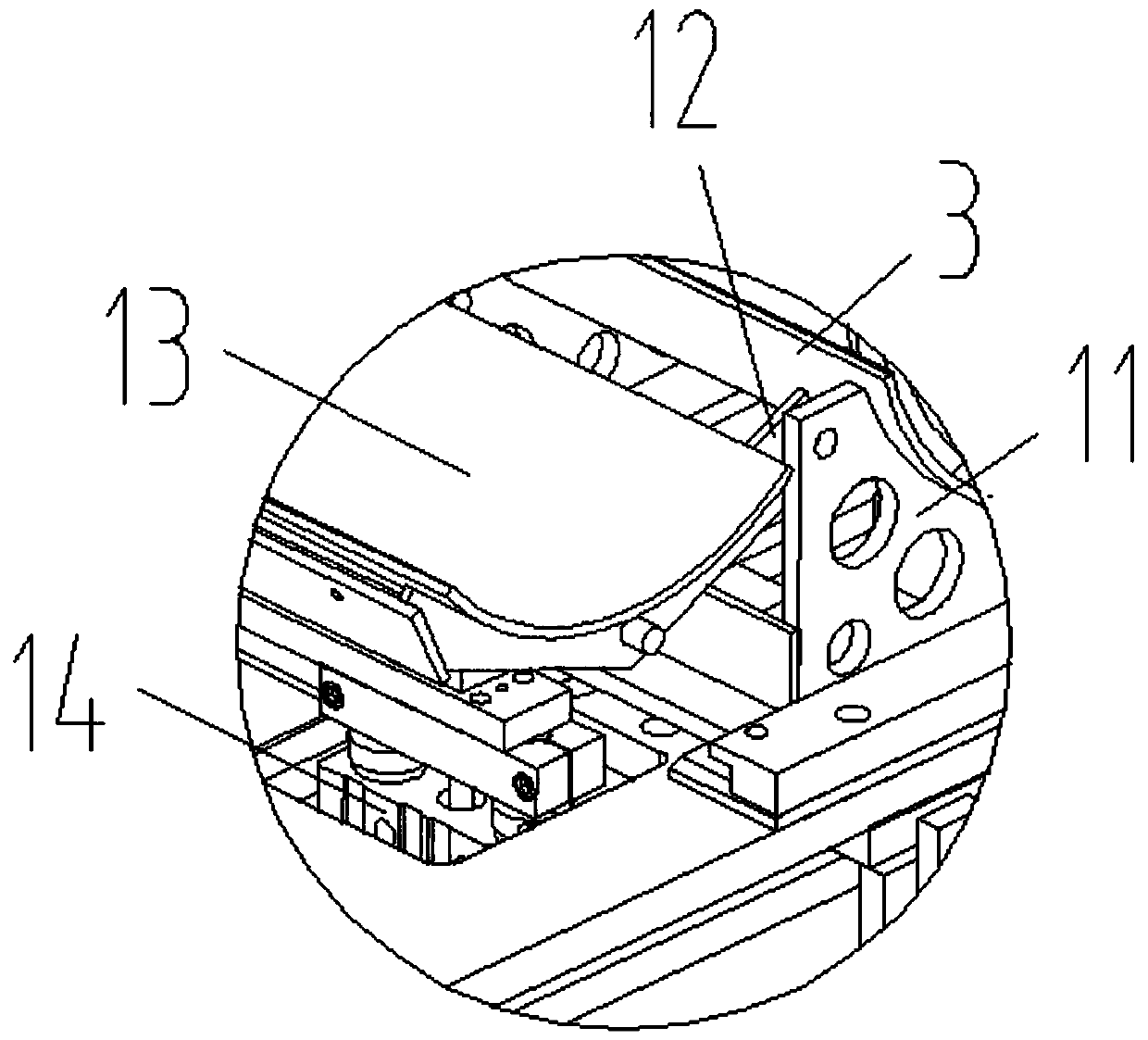 A pumping type motor shell seal assembly machine