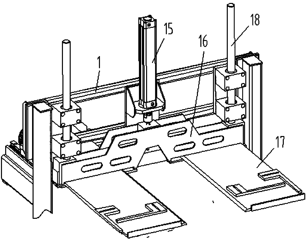 A pumping type motor shell seal assembly machine