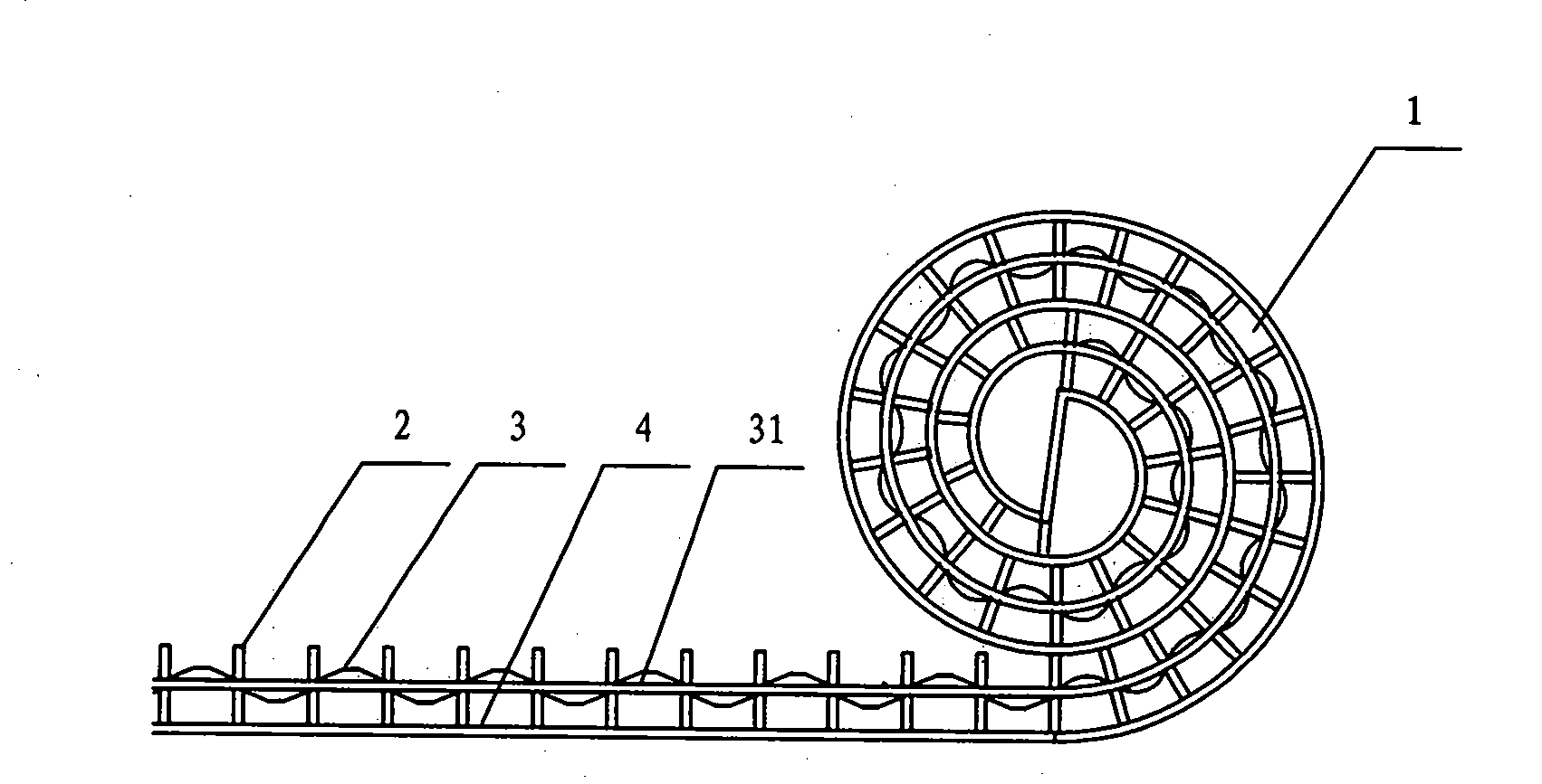 Corrugated spiral plate heat exchanger