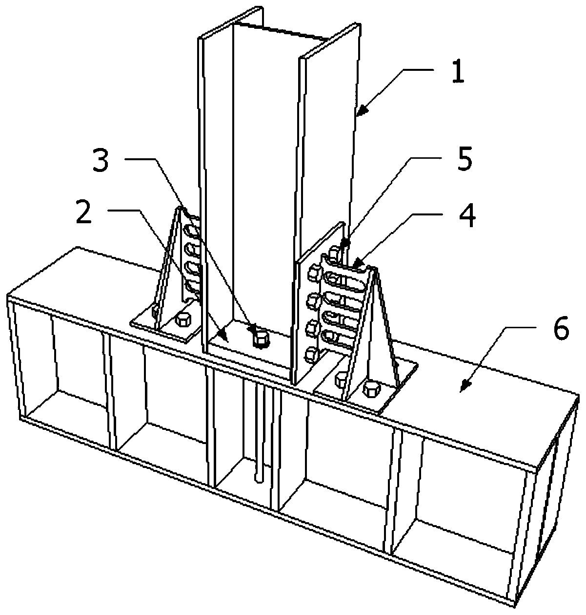 Assembled steel column base with controllable damage