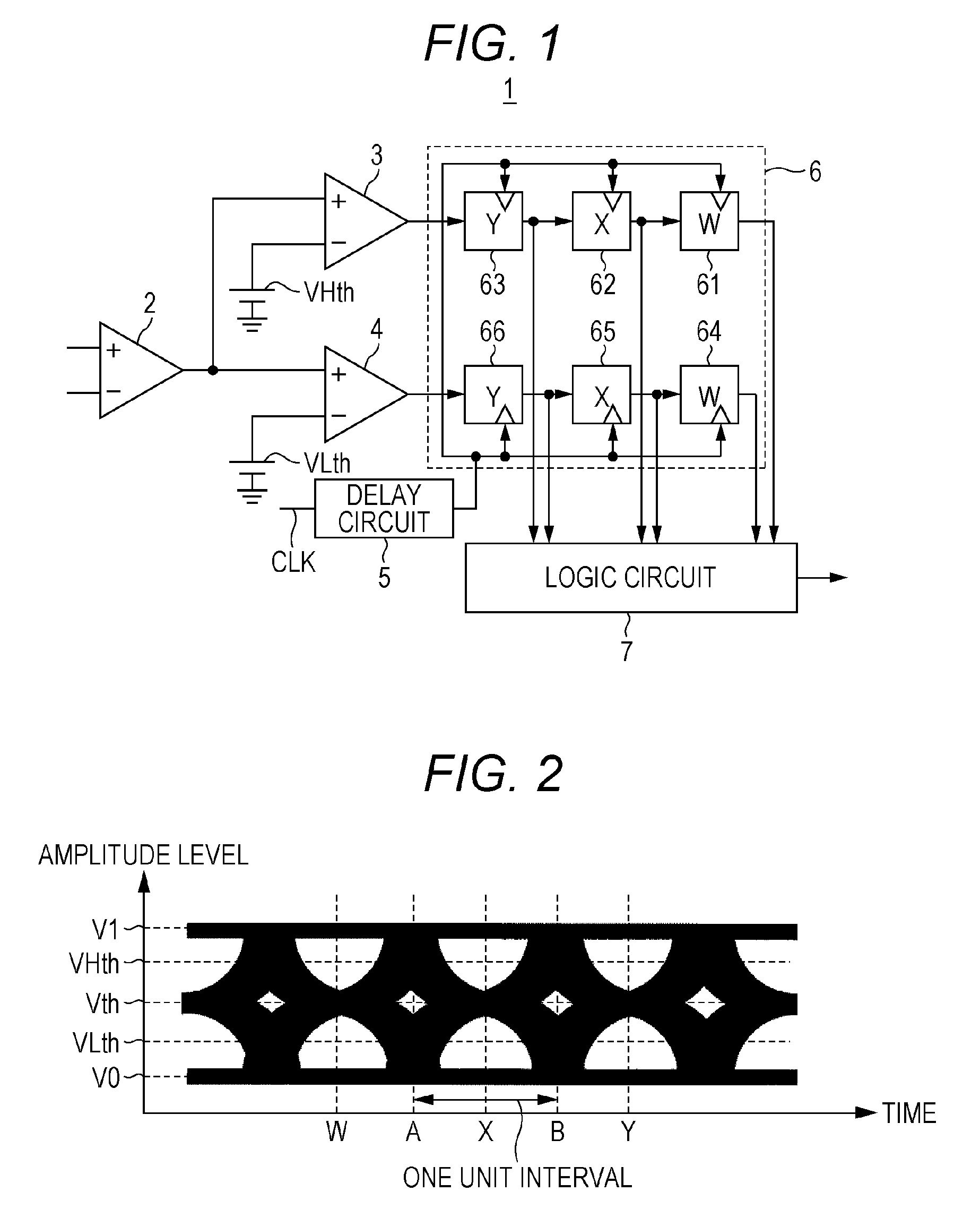 Receiving apparatus for differential signals