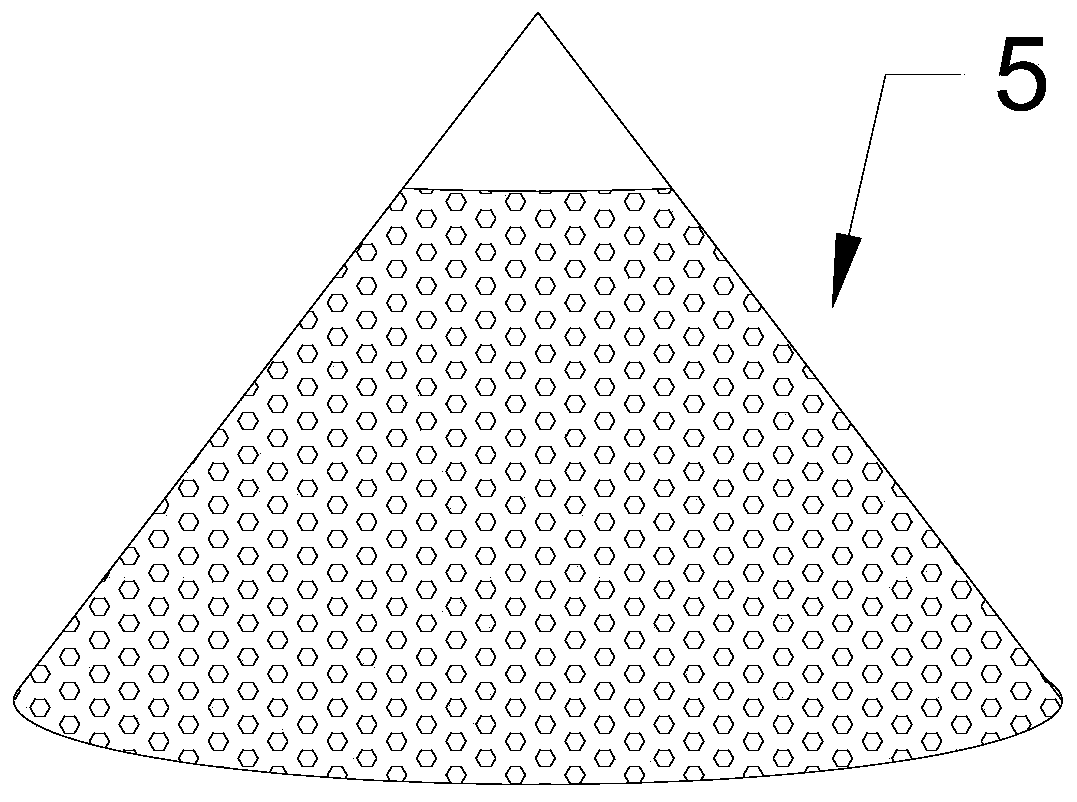 Crushing device for recycling construction waste