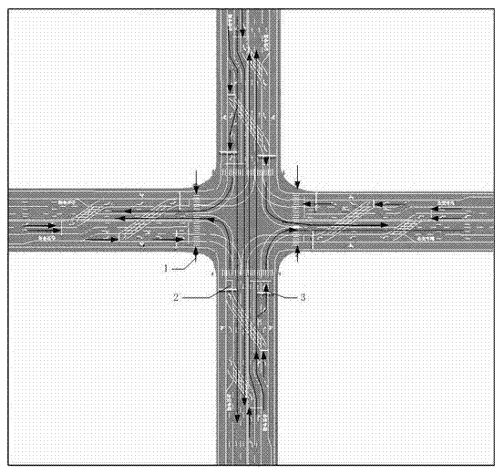 Method for improving traffic efficiency at plane crossroad