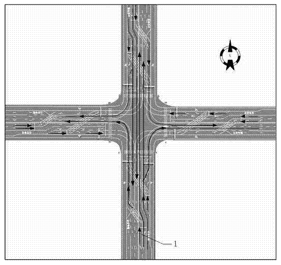 Method for improving traffic efficiency at plane crossroad