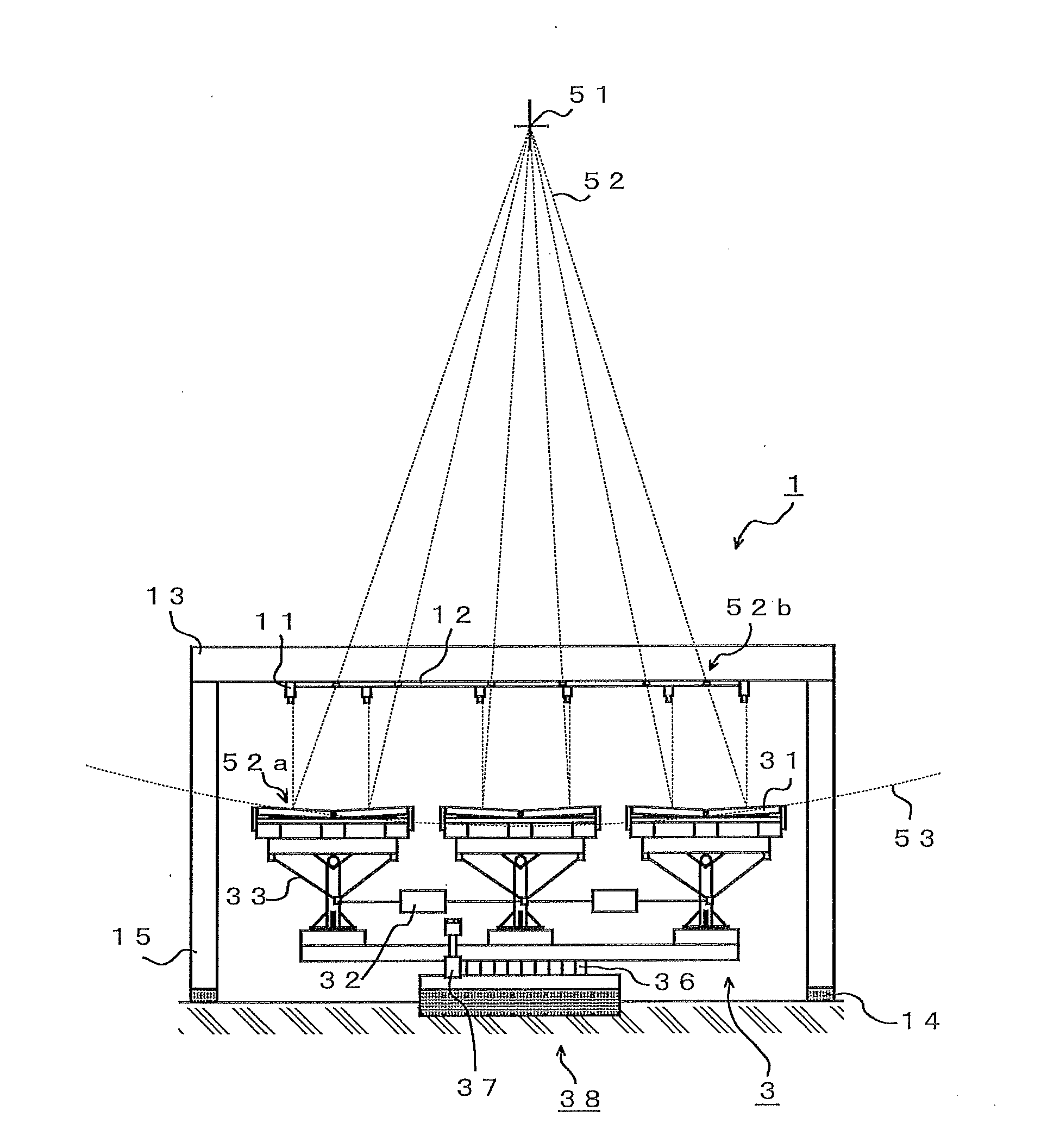 Mounting position measuring device