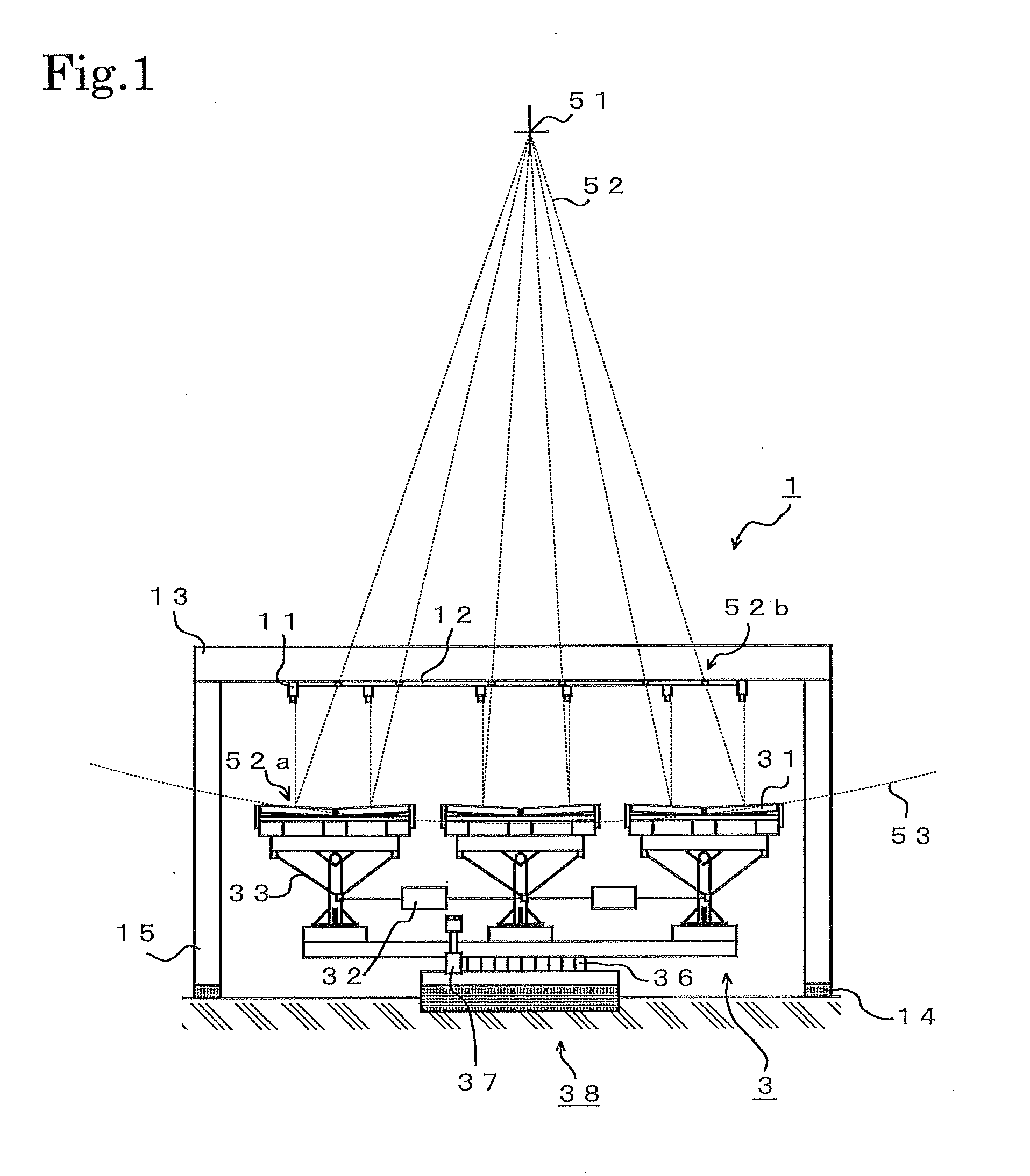 Mounting position measuring device