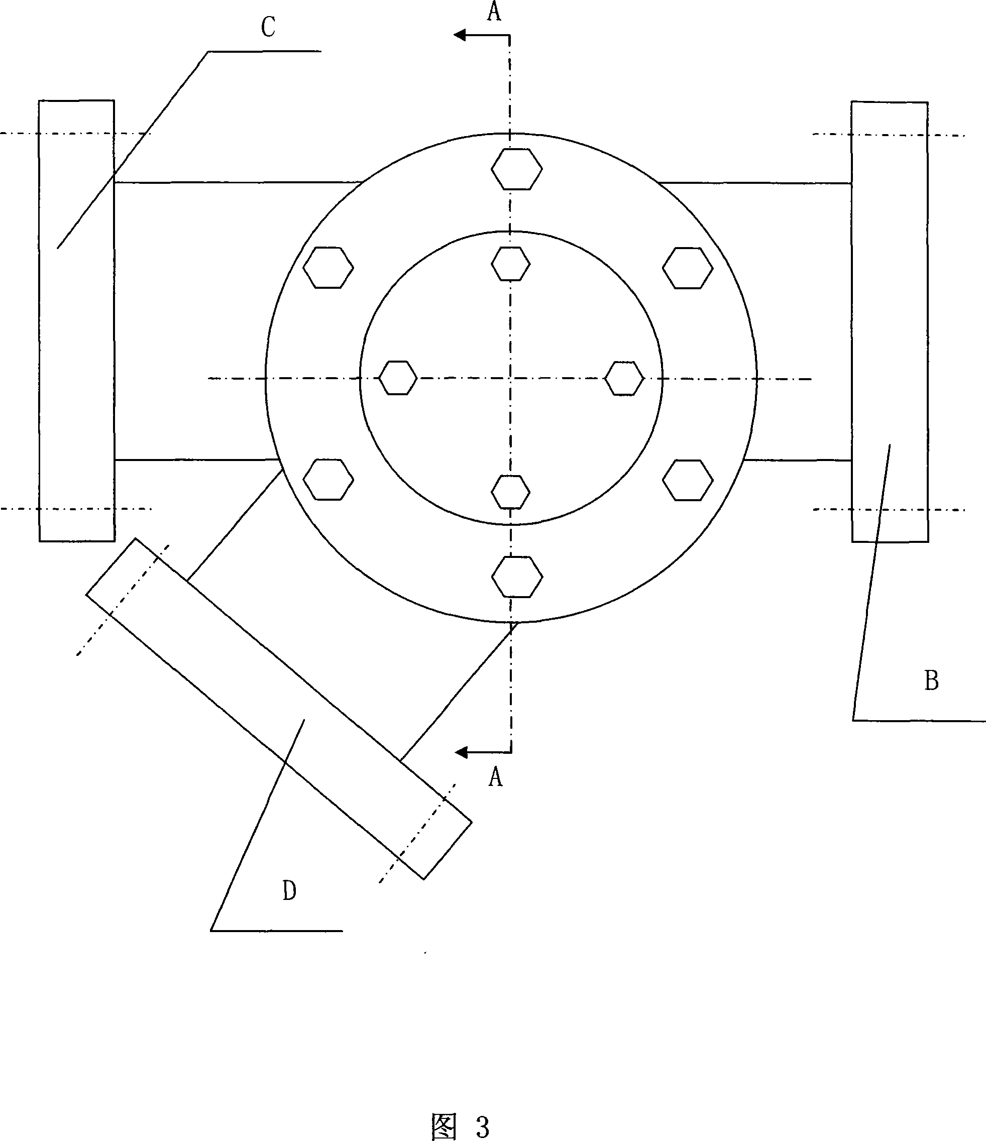 Sealing device for end face of traversing part