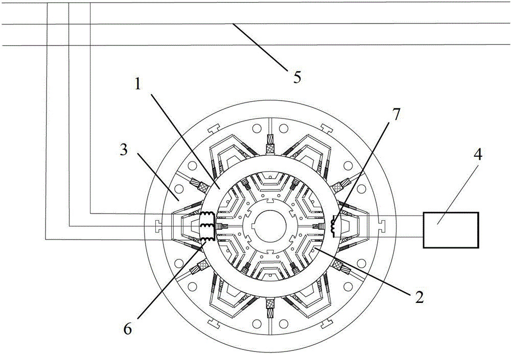 Stator self-excitation synchronous motor with double cage barrier rotors and control method thereof