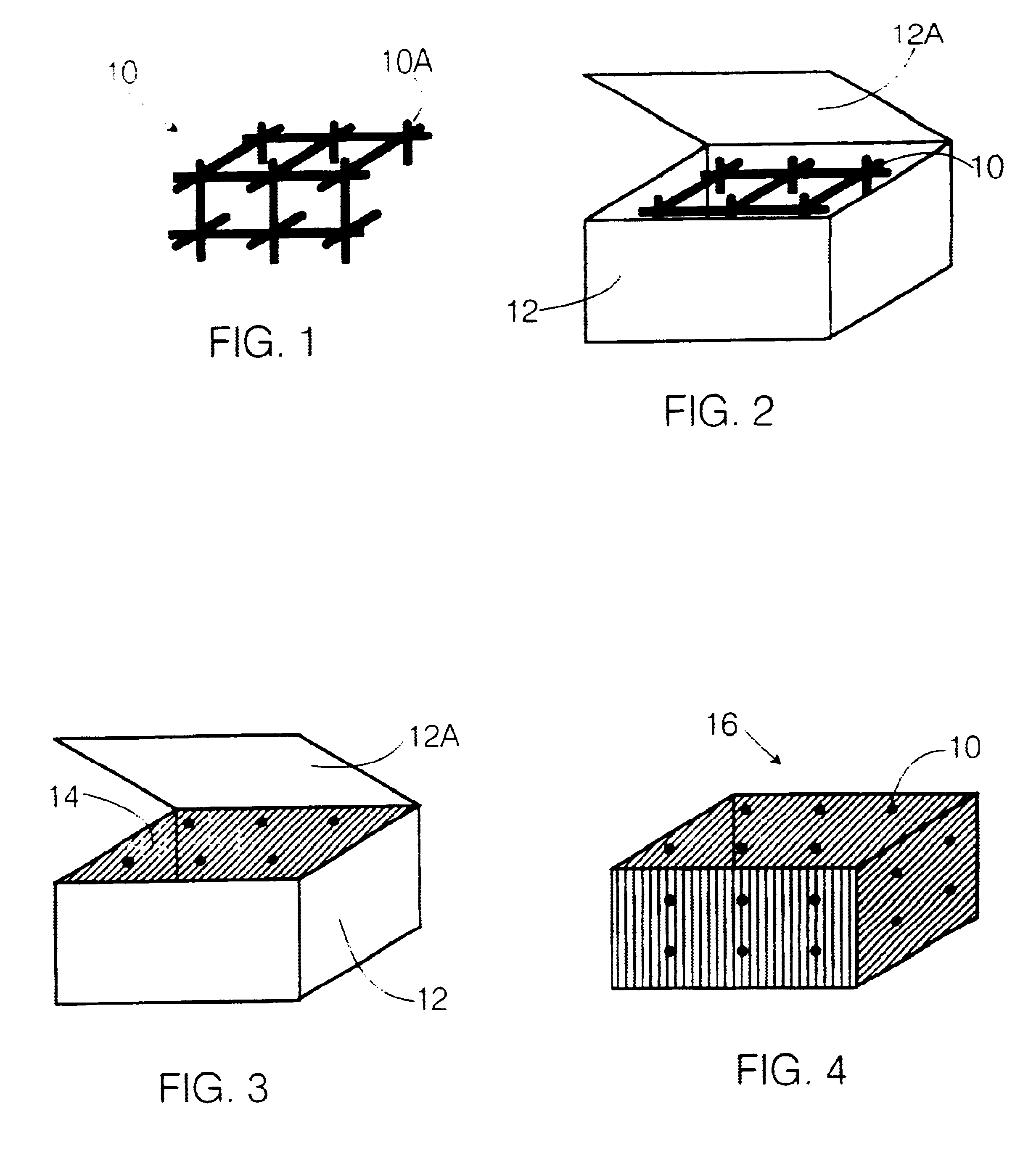 Method and device for the production of reticular structures