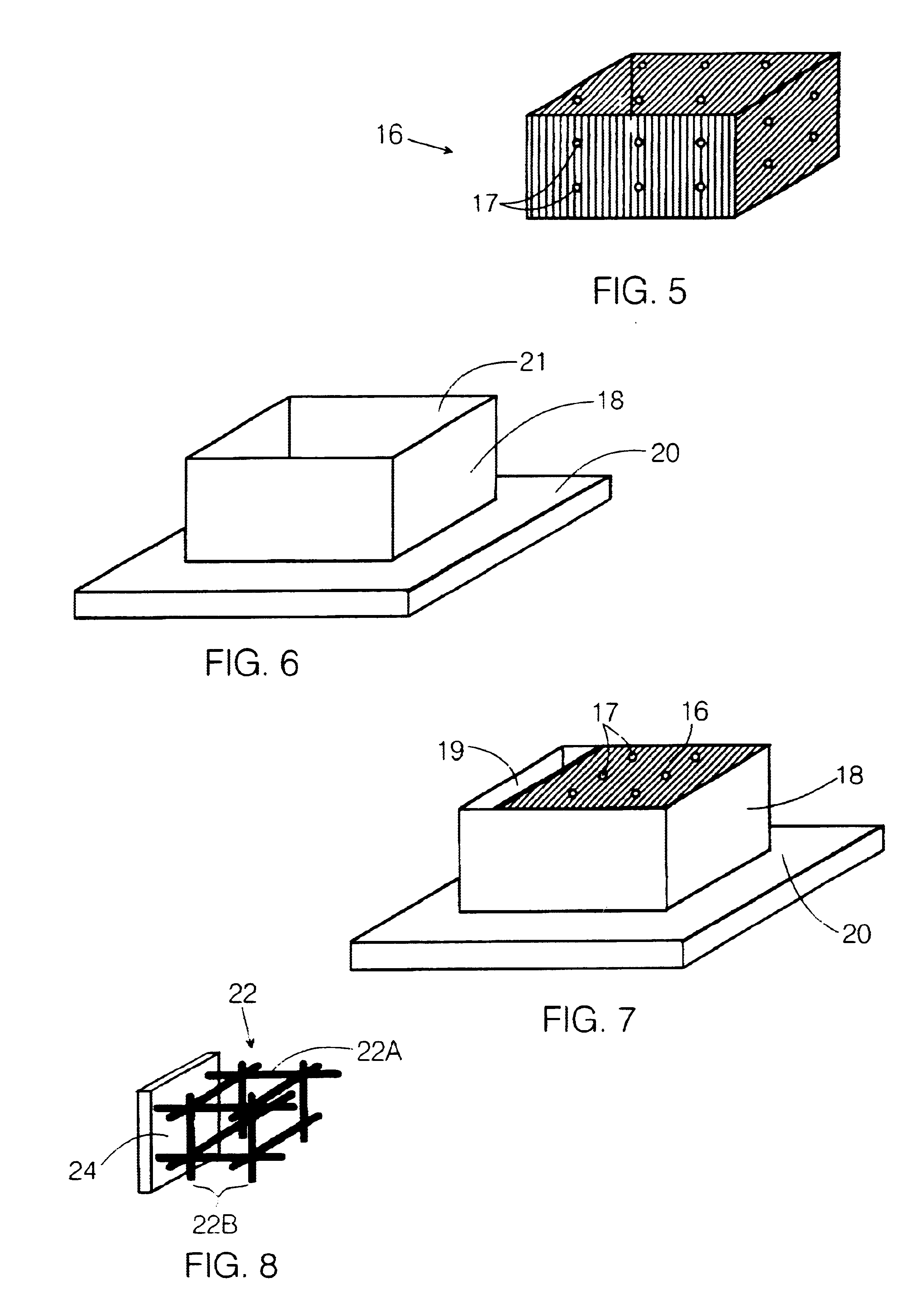 Method and device for the production of reticular structures