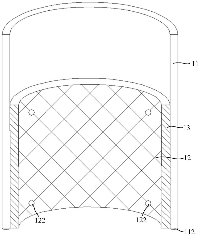 Water absorbing device for core sampling of asphalt pavement and method of use thereof