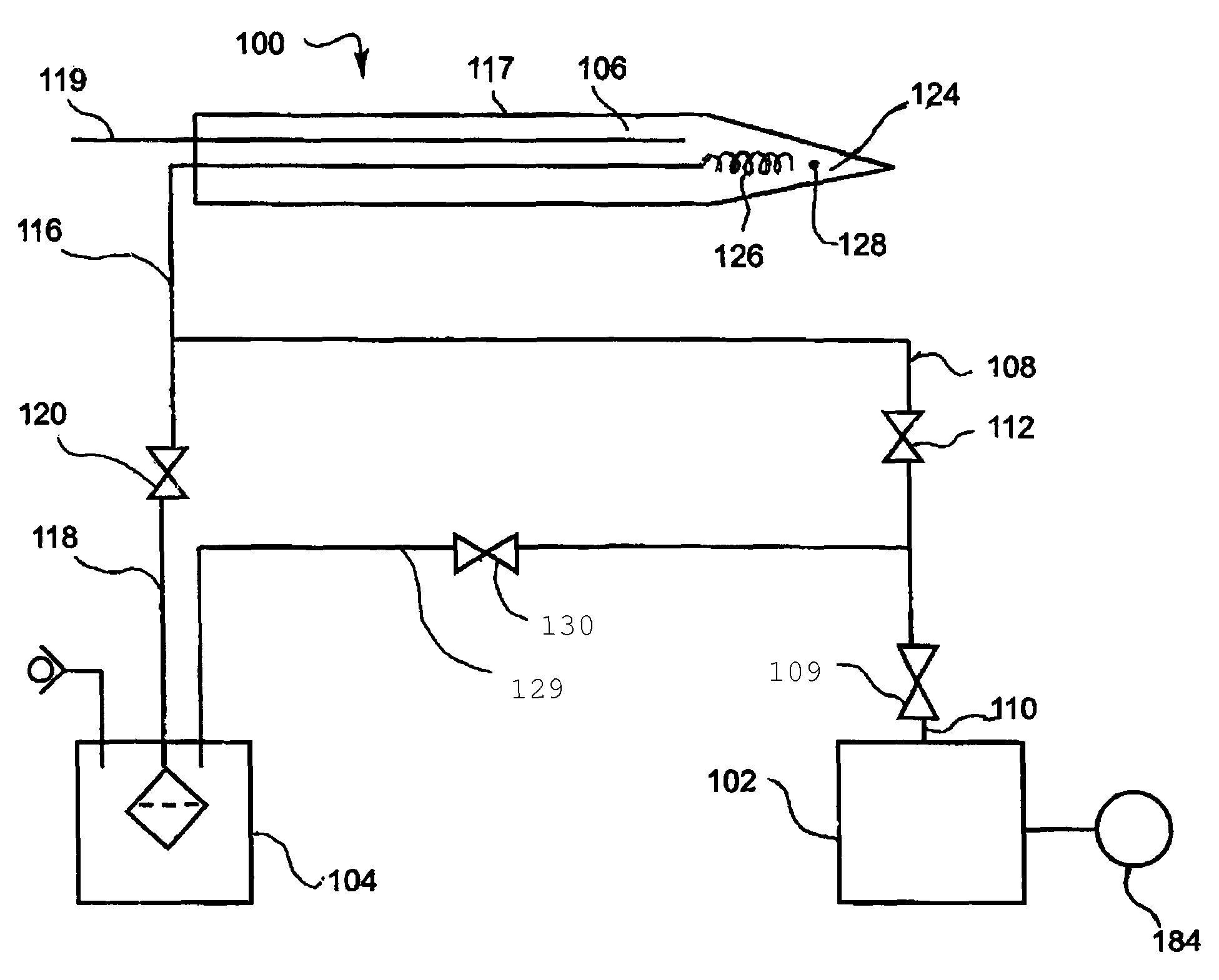 Heating and cooling of cryosurgical instrument using a single cryogen