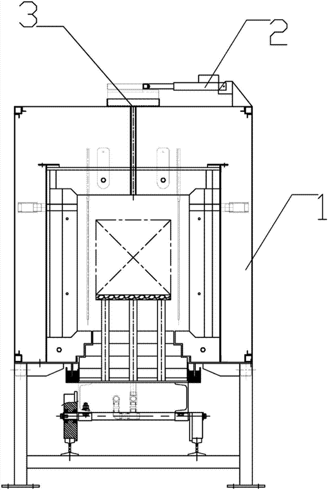 Exhaust baffle mechanism with accurately-adjustable opening degree for sintering furnace