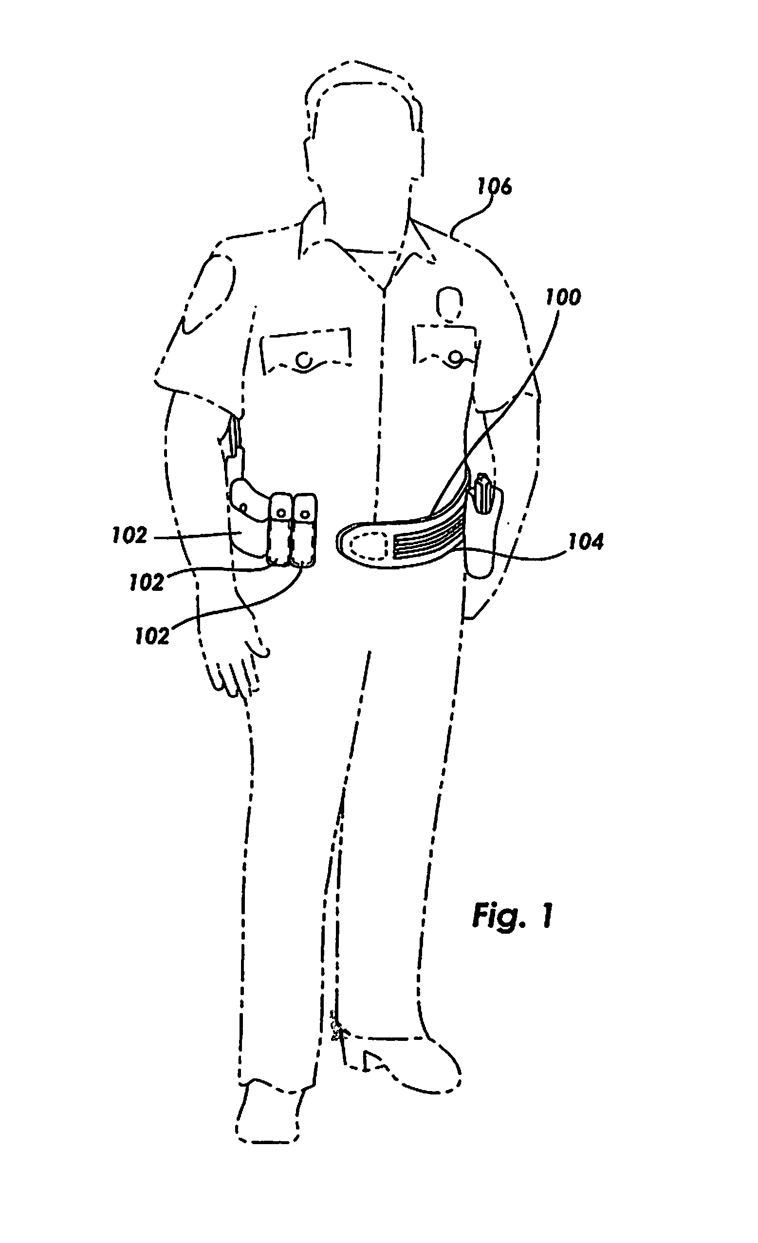 Ergonomic duty belt