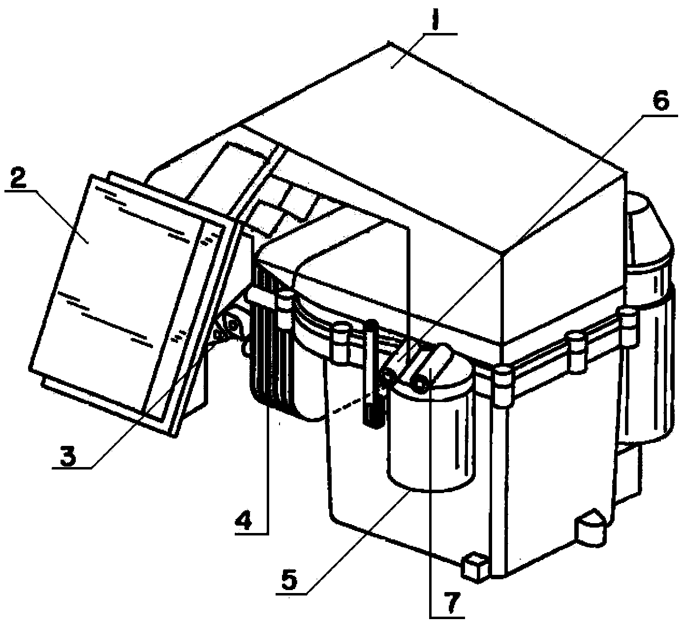 Crank case oil-filter mechanism