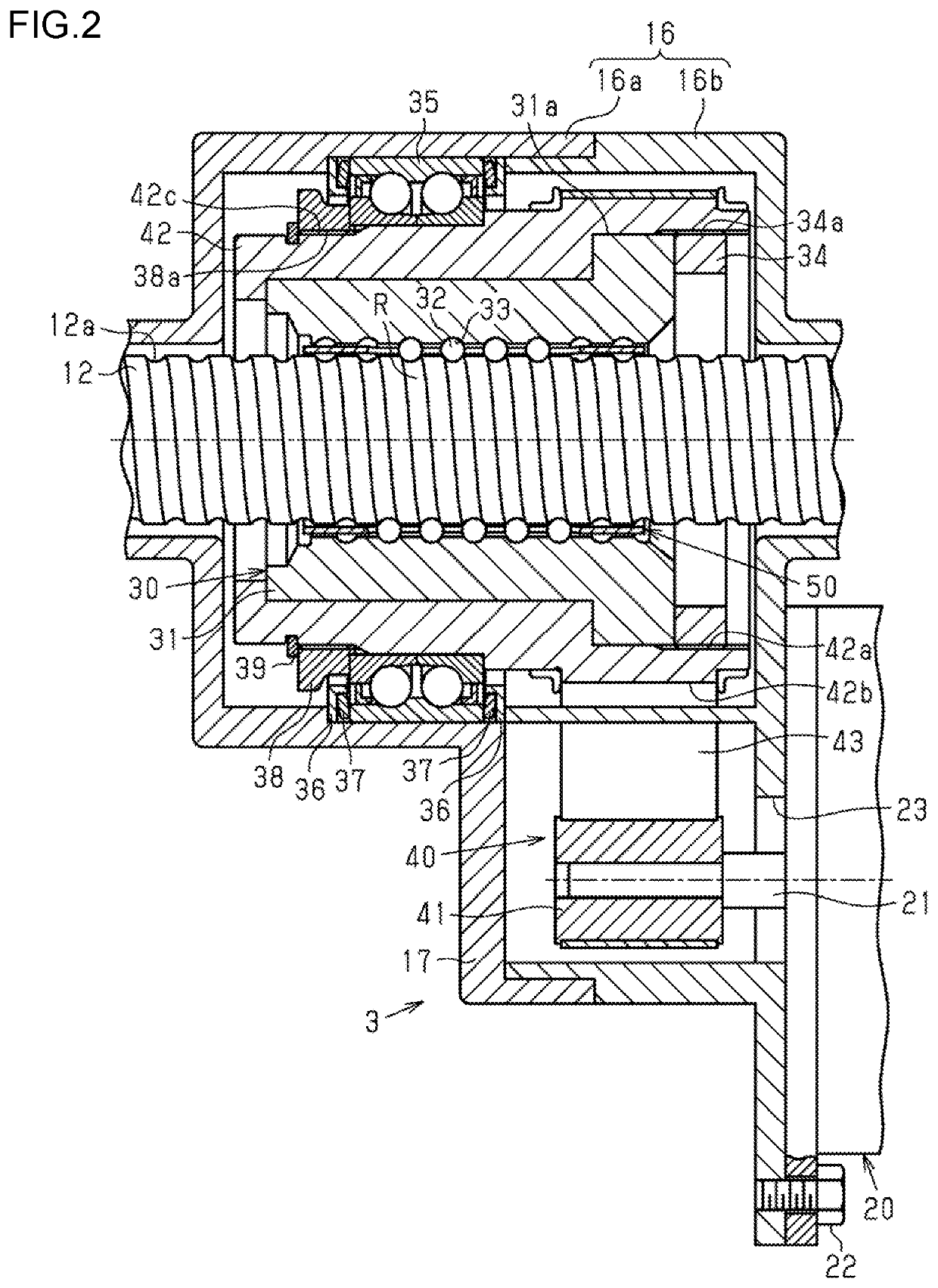 Ball screw device and steering system