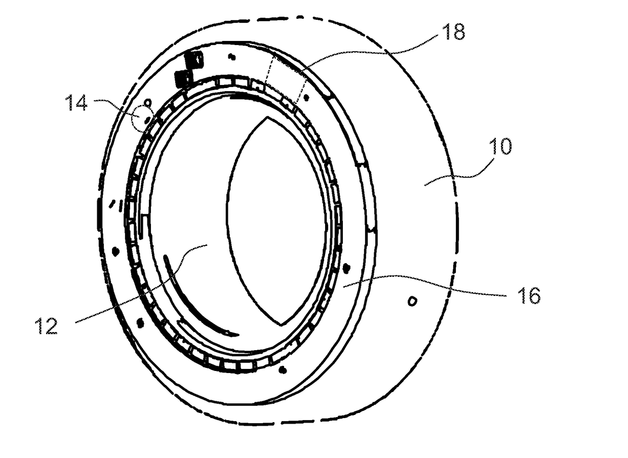 Capped bearing with vibration sensor