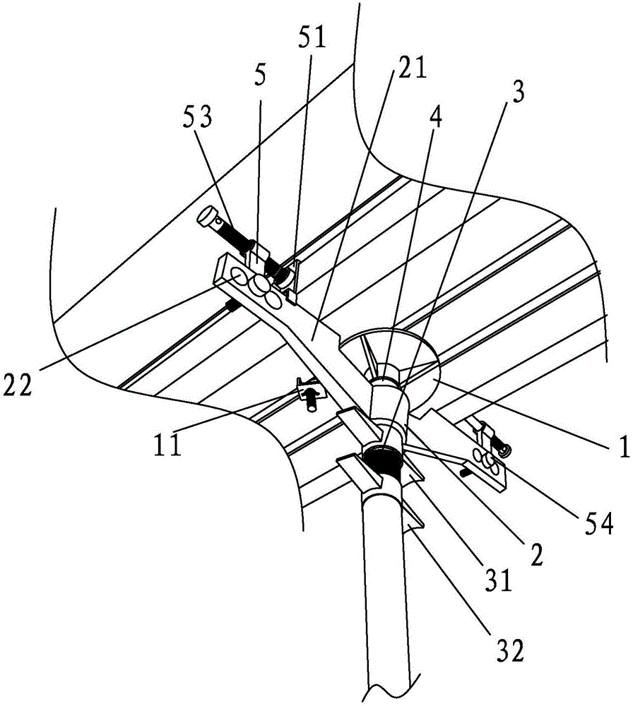 Self-adaptive adjustable early-dismantling jack for supporting building formworks