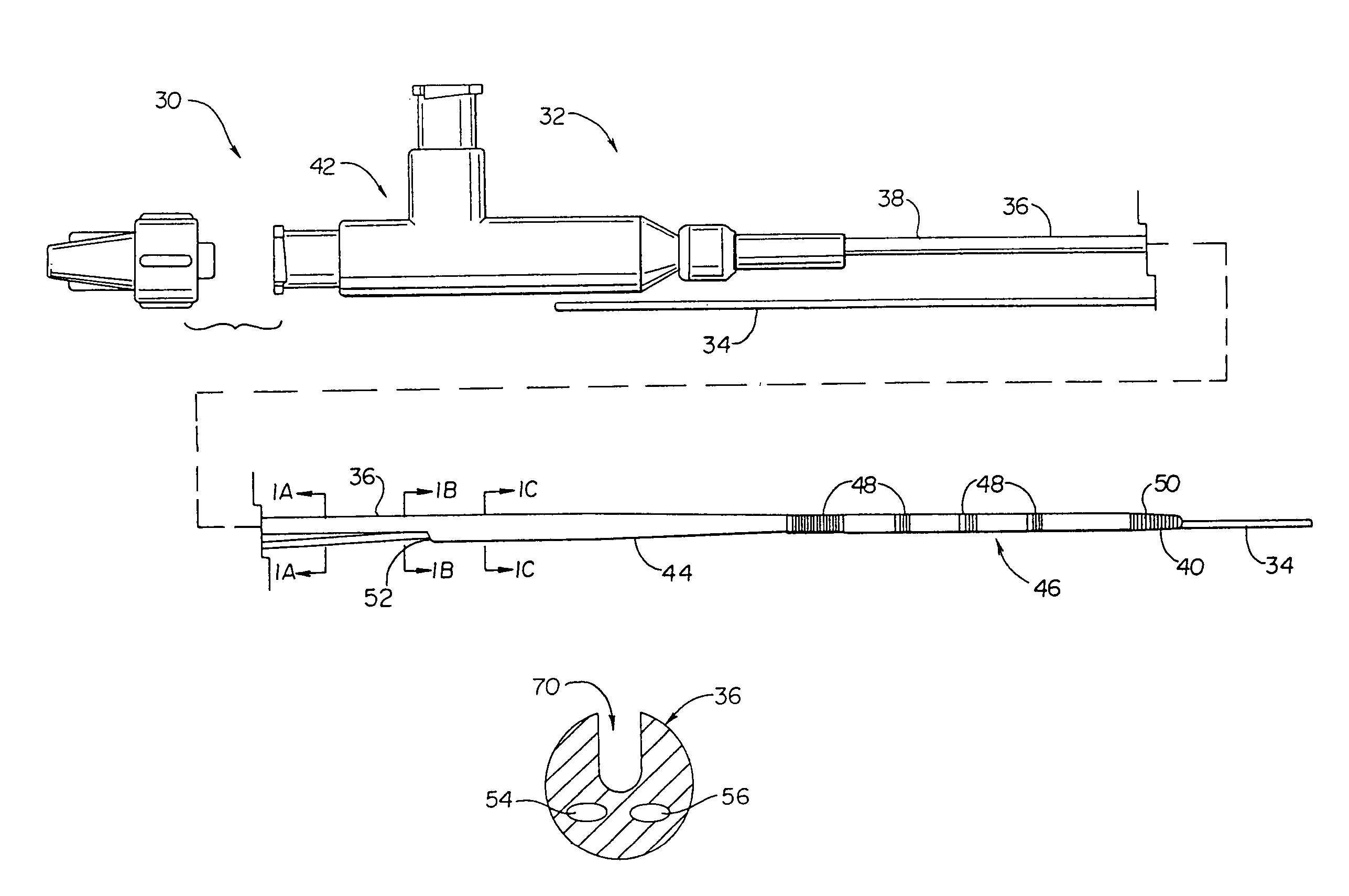 C-channel to O-channel converter for a single operator exchange biliary catheter