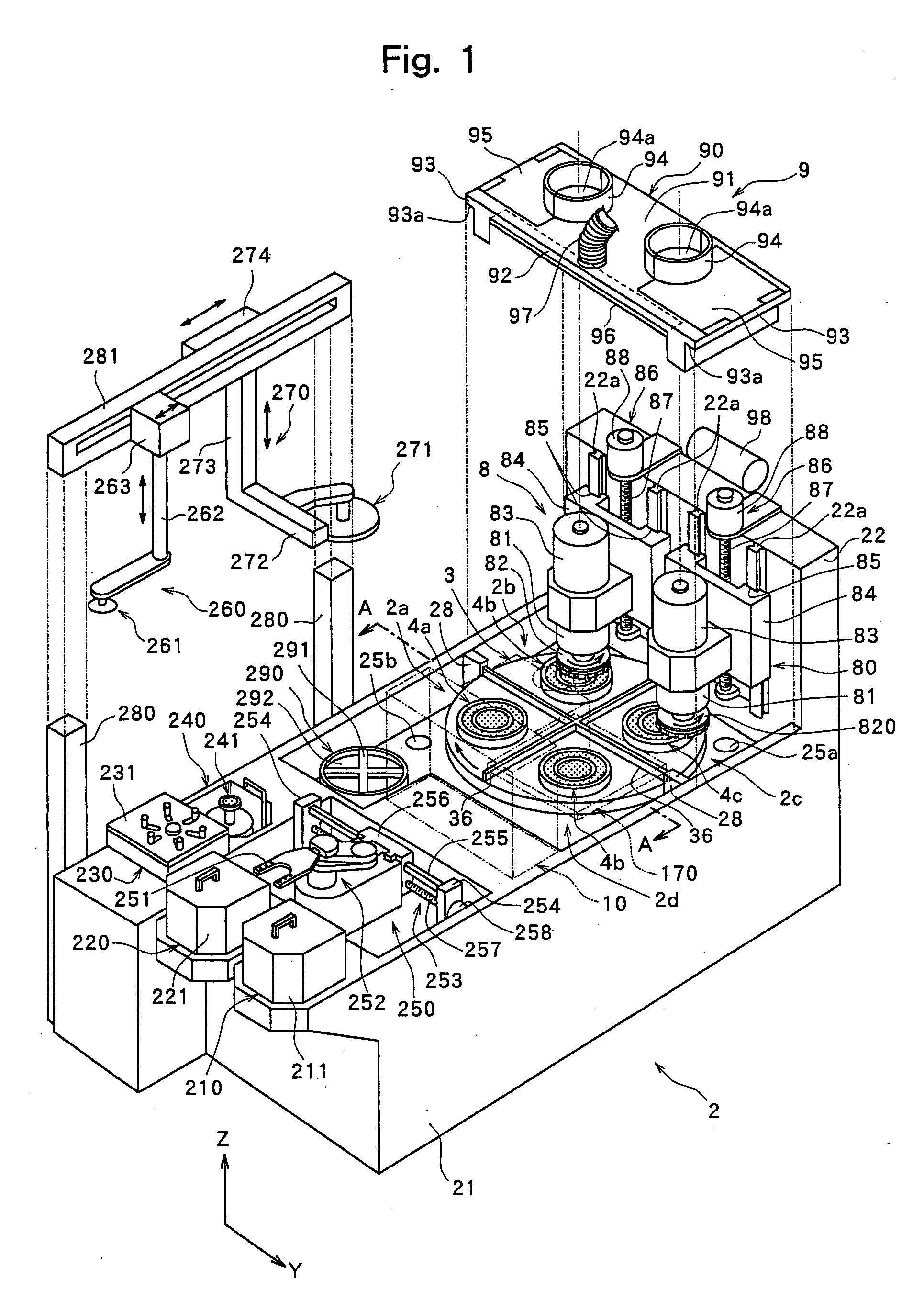 Wafer processing machine