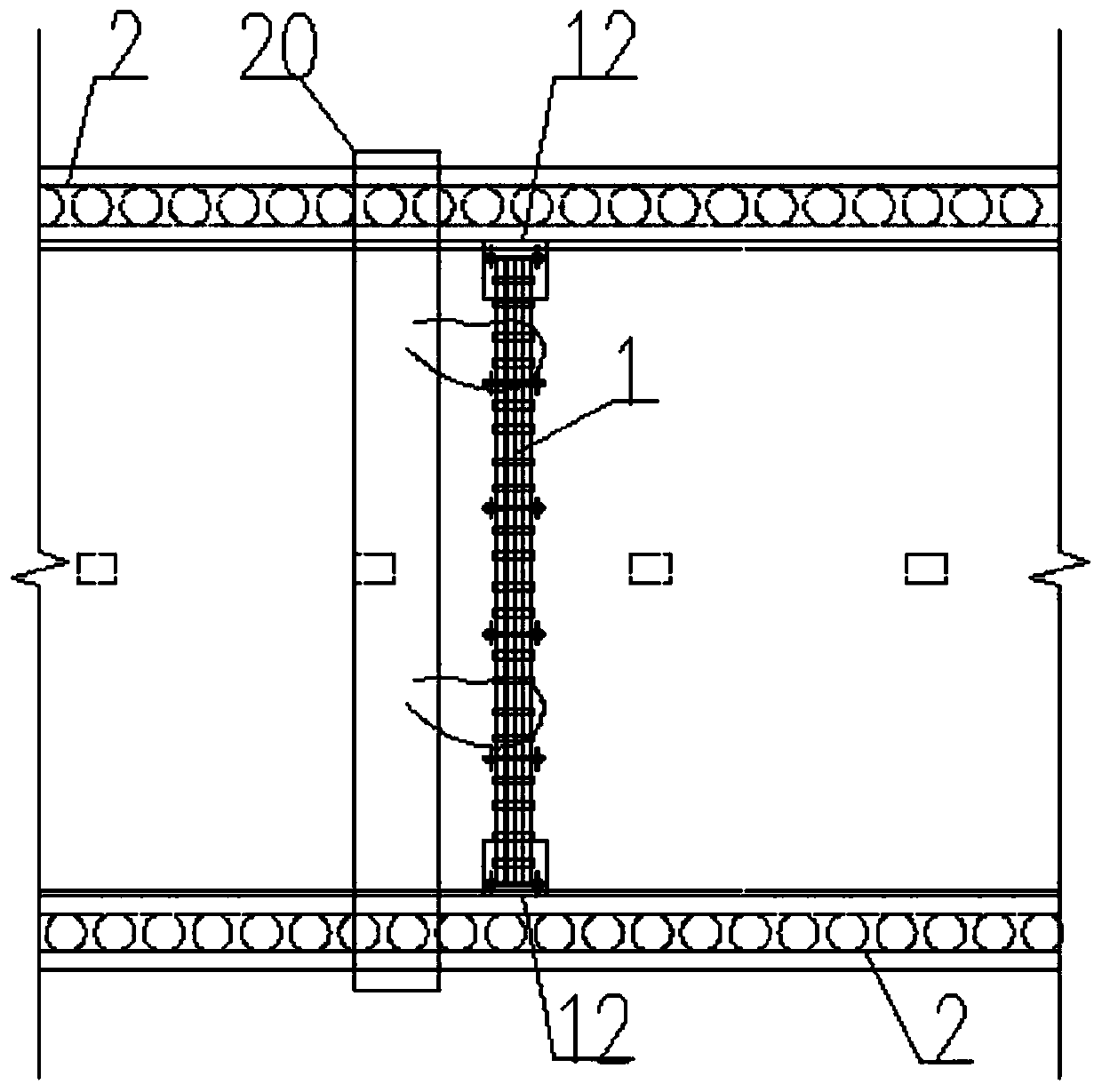 Foundation pit assembling type support structure and support construction method