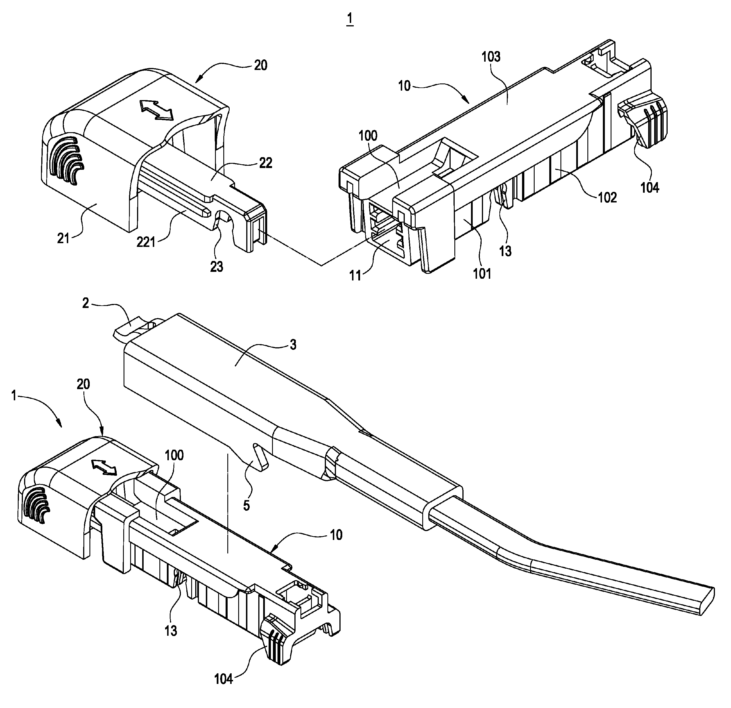 Windshield wiper assembling structure for preventing loose attachment of driven wiper arm