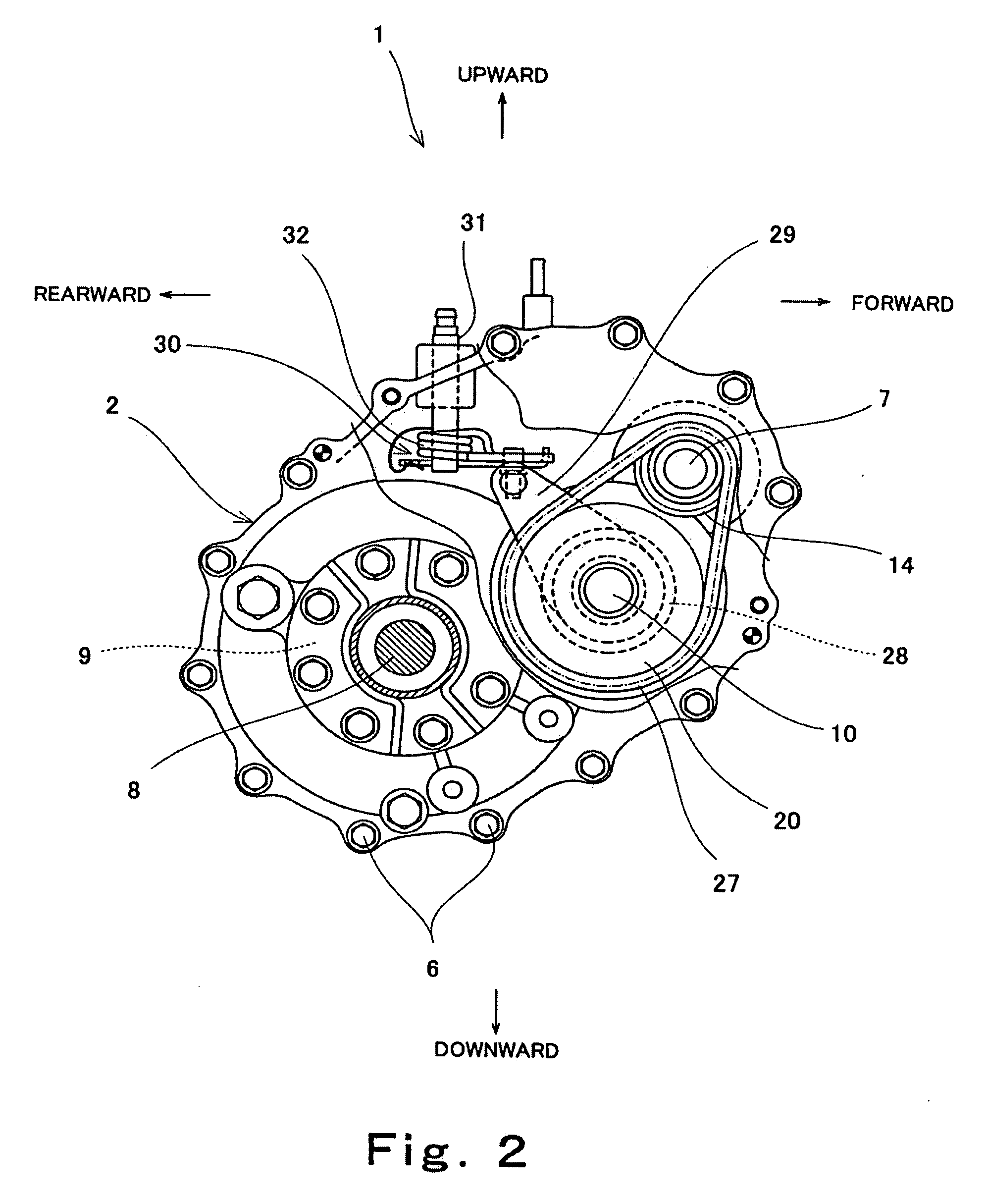 Transaxle for a vehicle