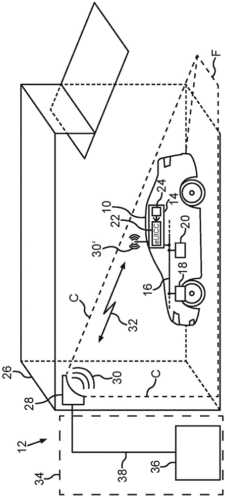 Method and device for servicing control units of motor vehicles via mobile radio