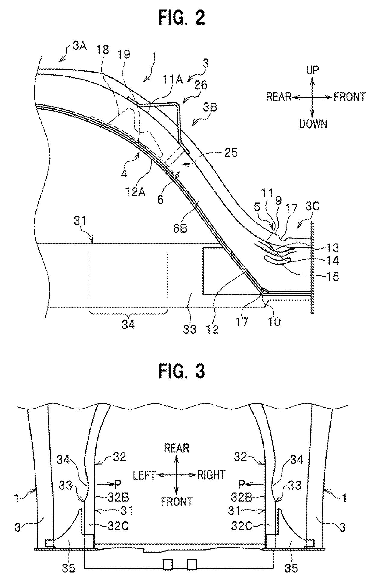 Vehicle chassis front section structure