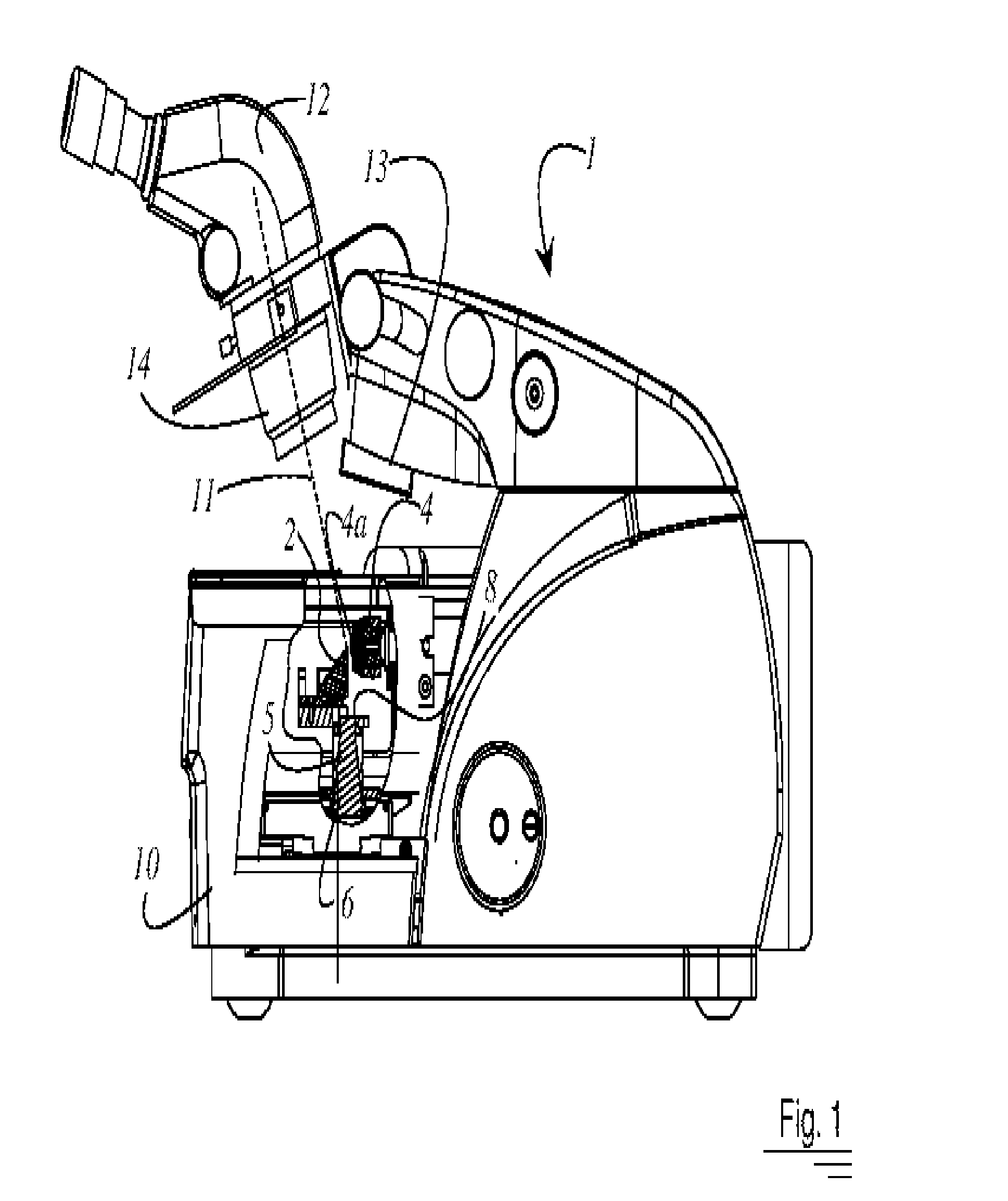 Cooling chamber and system of a cooling chamber with a microtome