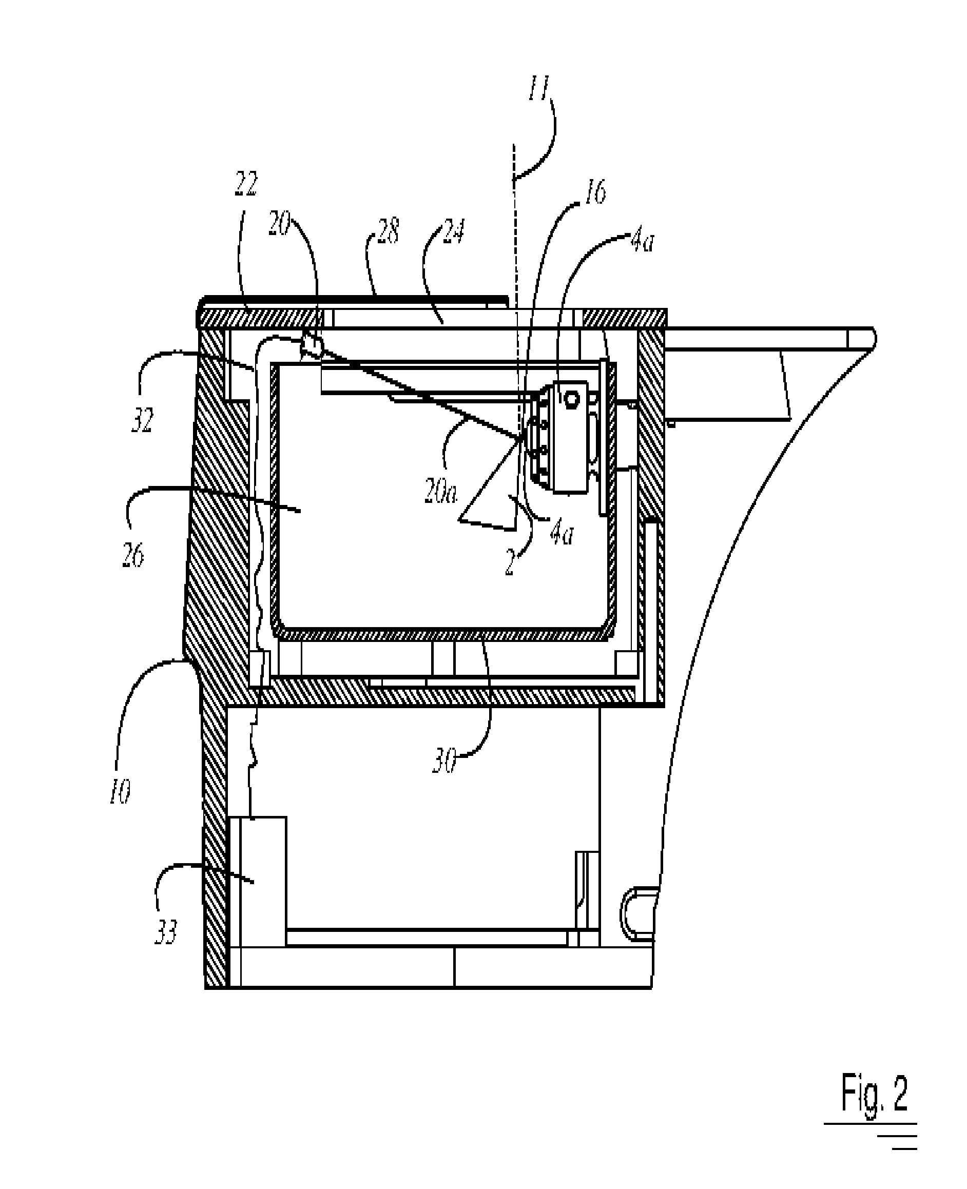 Cooling chamber and system of a cooling chamber with a microtome