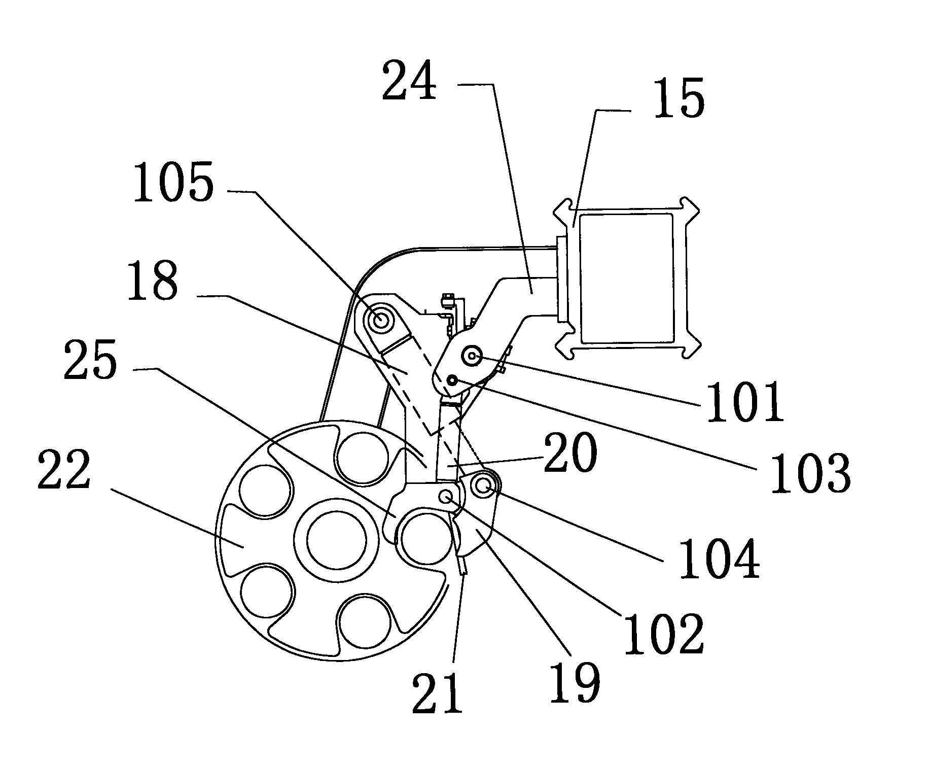 System for storing and fetching multiple drill rods