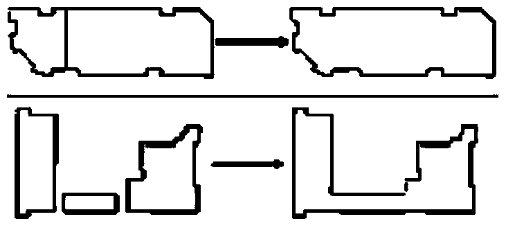 A method for merging buildings on topographic maps