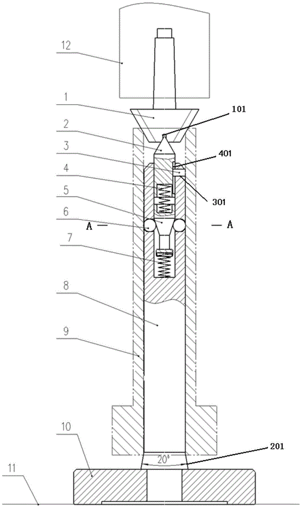 Concentric chamfering device