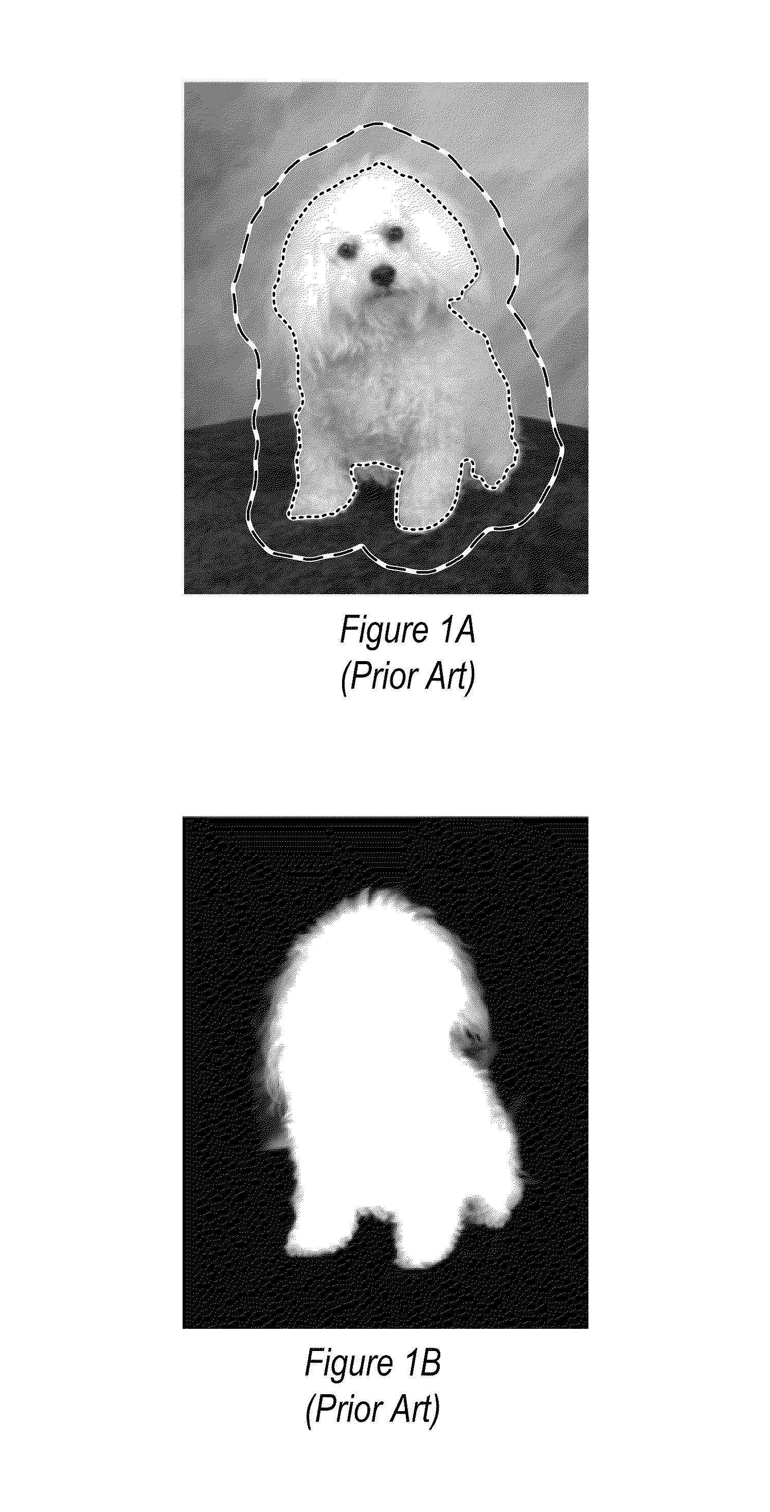 Method and apparatus for generating variable-width border masks