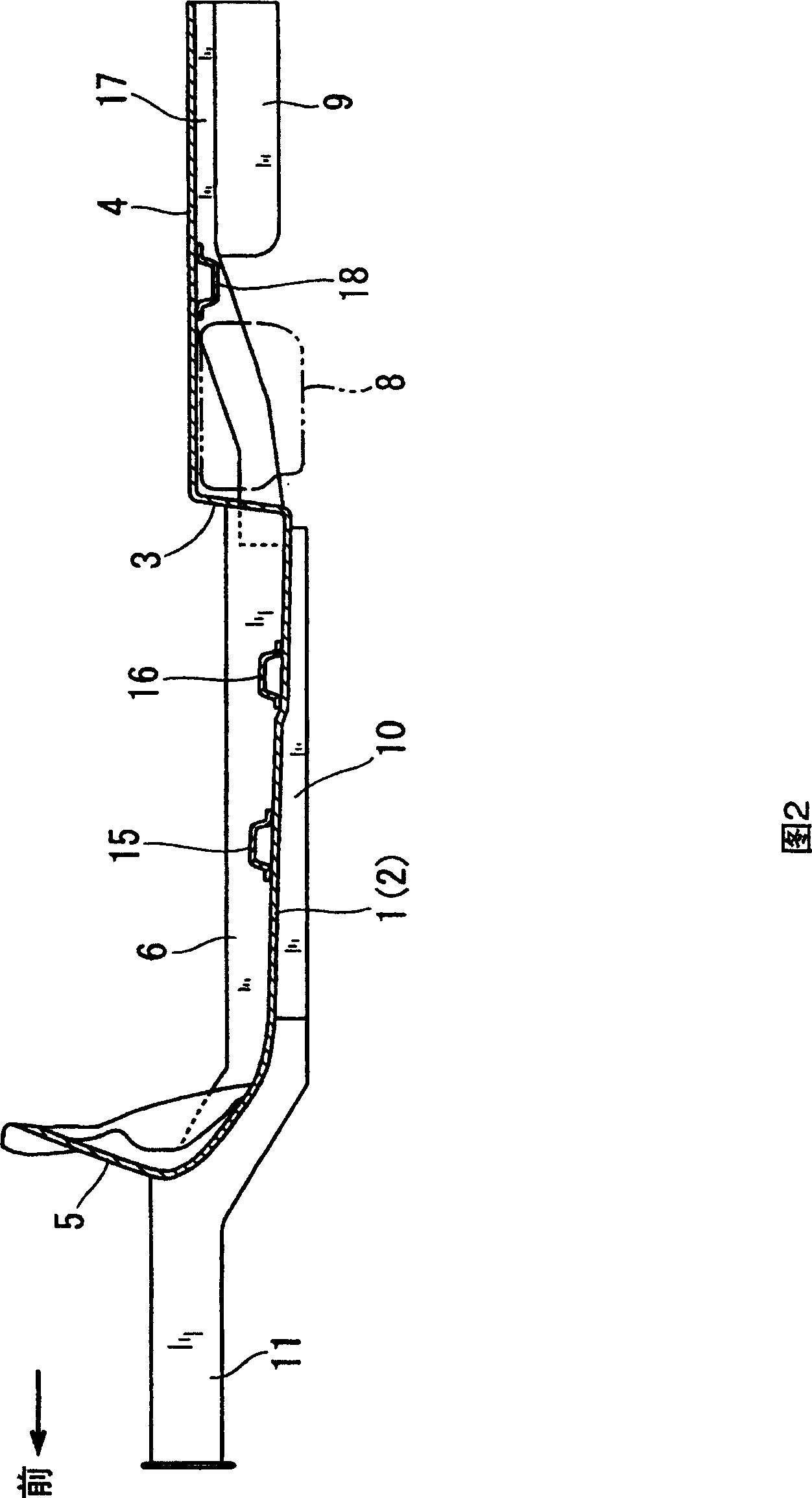 Automobile underbody structure