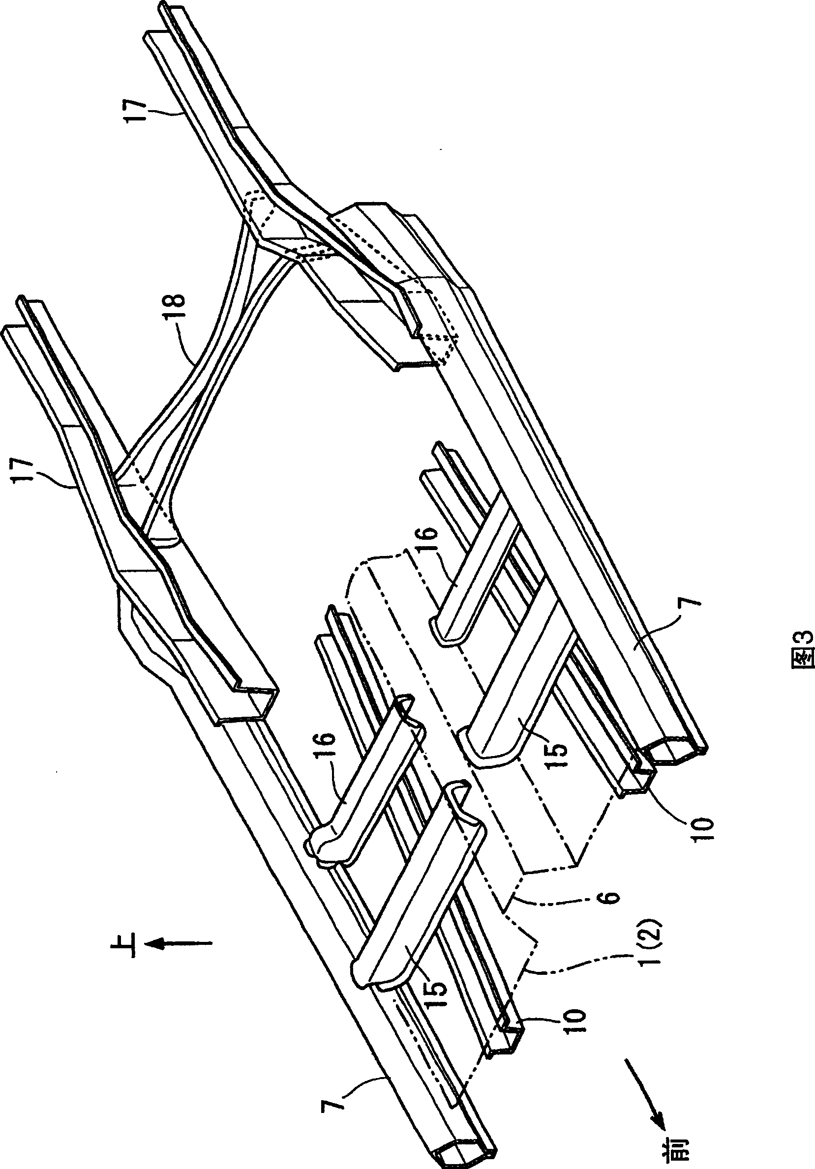 Automobile underbody structure