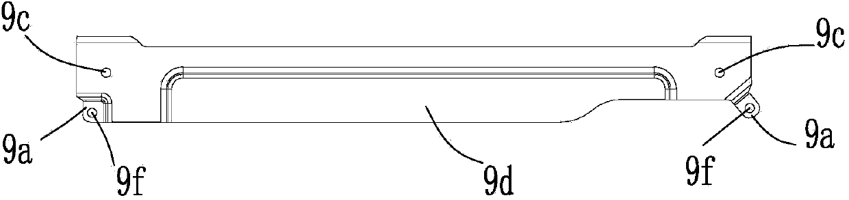 Mounting bracket module suitable for cross flow type radiator system