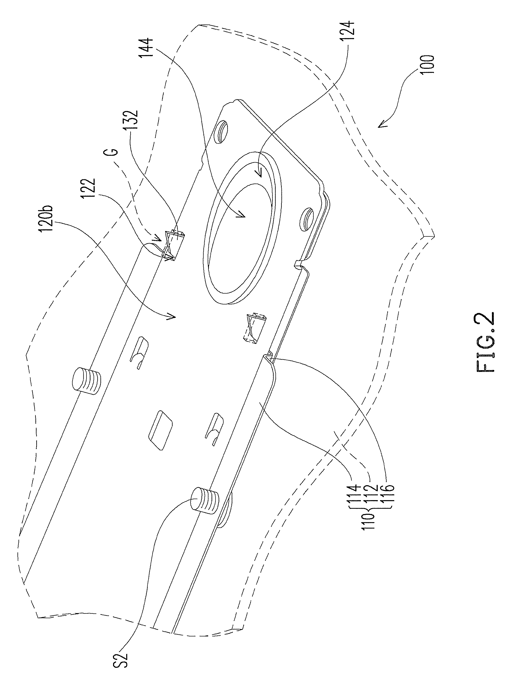 Unlocking structure and connector holding structure