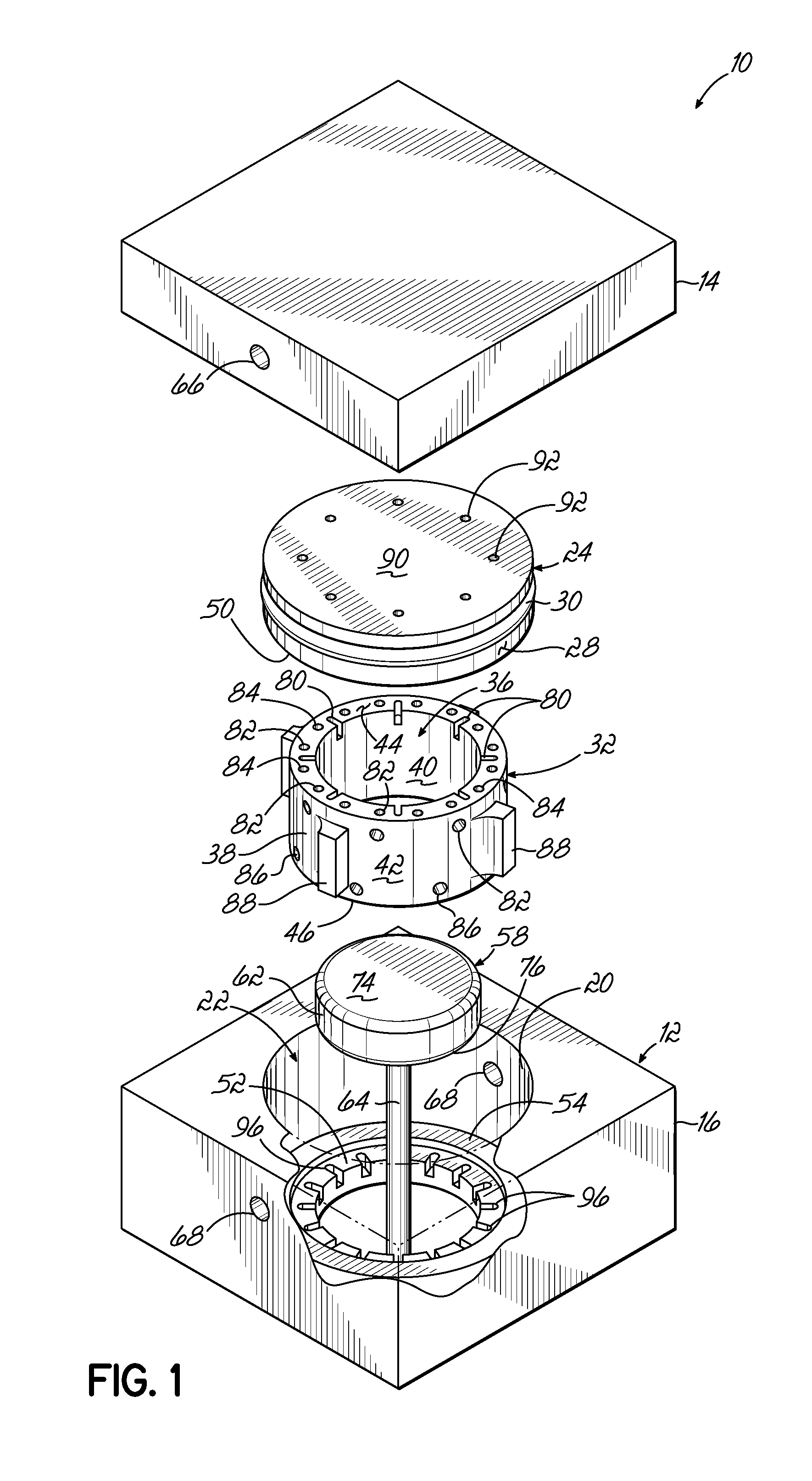 Dispensing module and method of dispensing with a pneumatic actuator