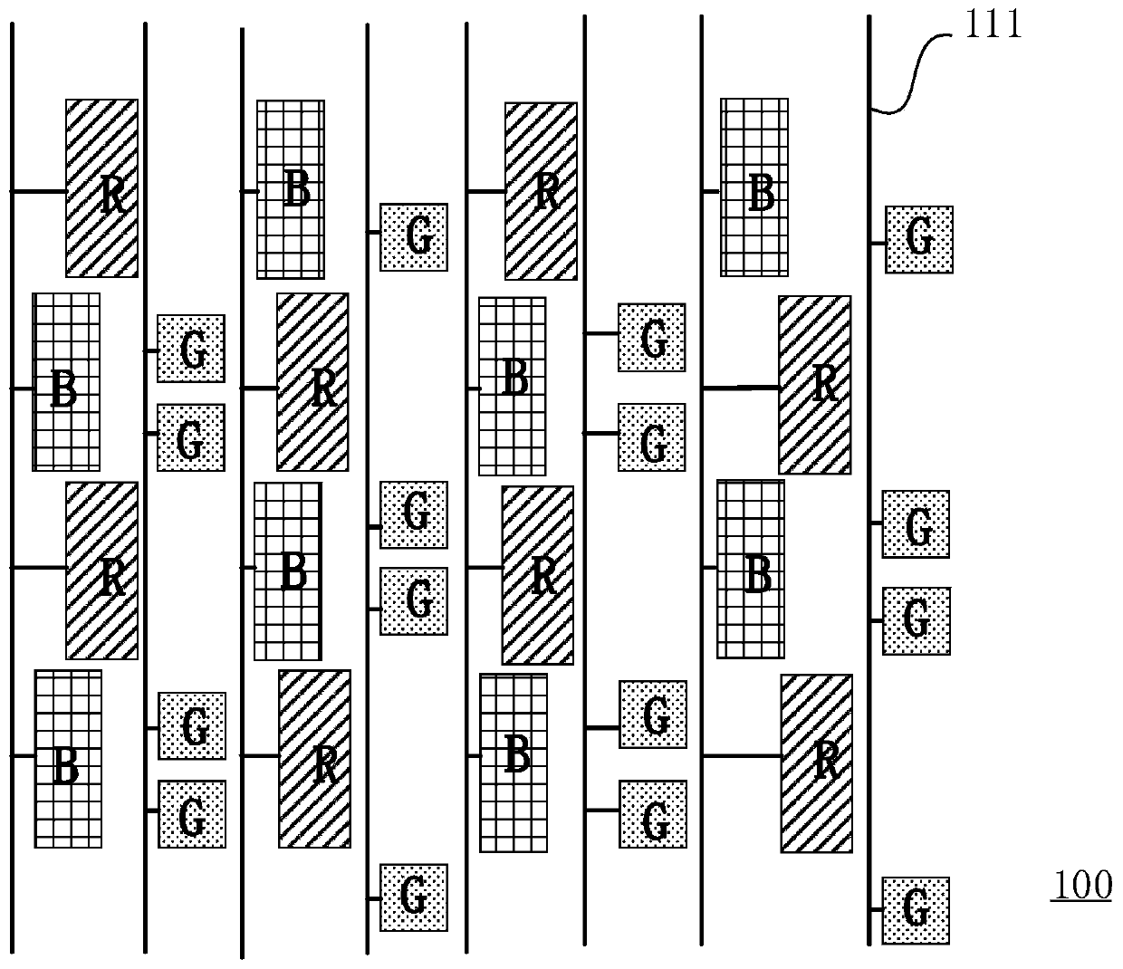 Sub-pixel rendering method and display driving device