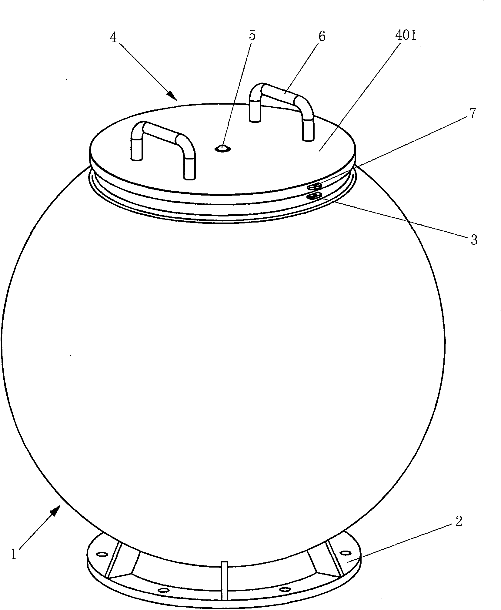 Antiknocking container