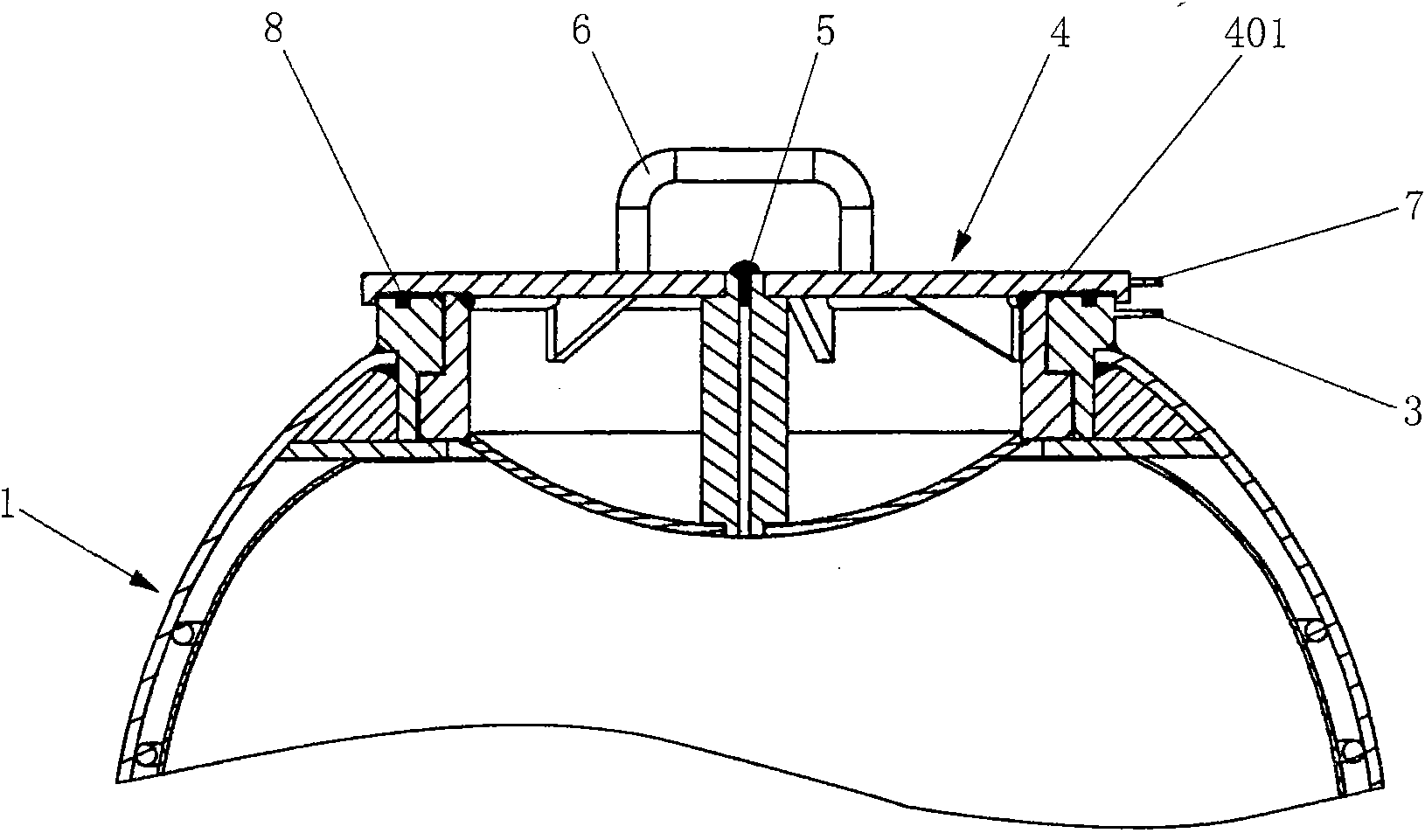 Antiknocking container