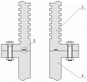 Air inflow adjusting structure of solid propellant rocket engine