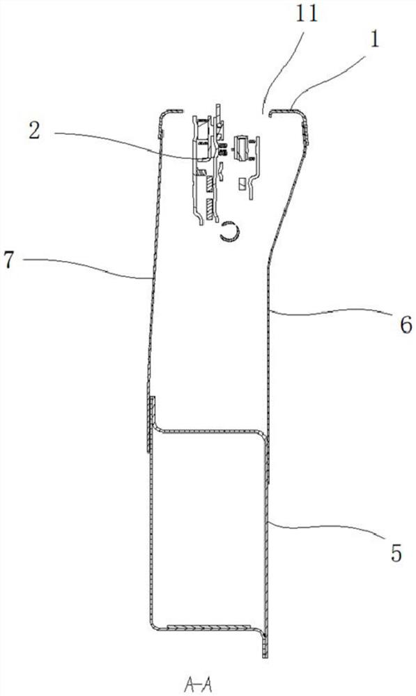 Front cabin structure and vehicle